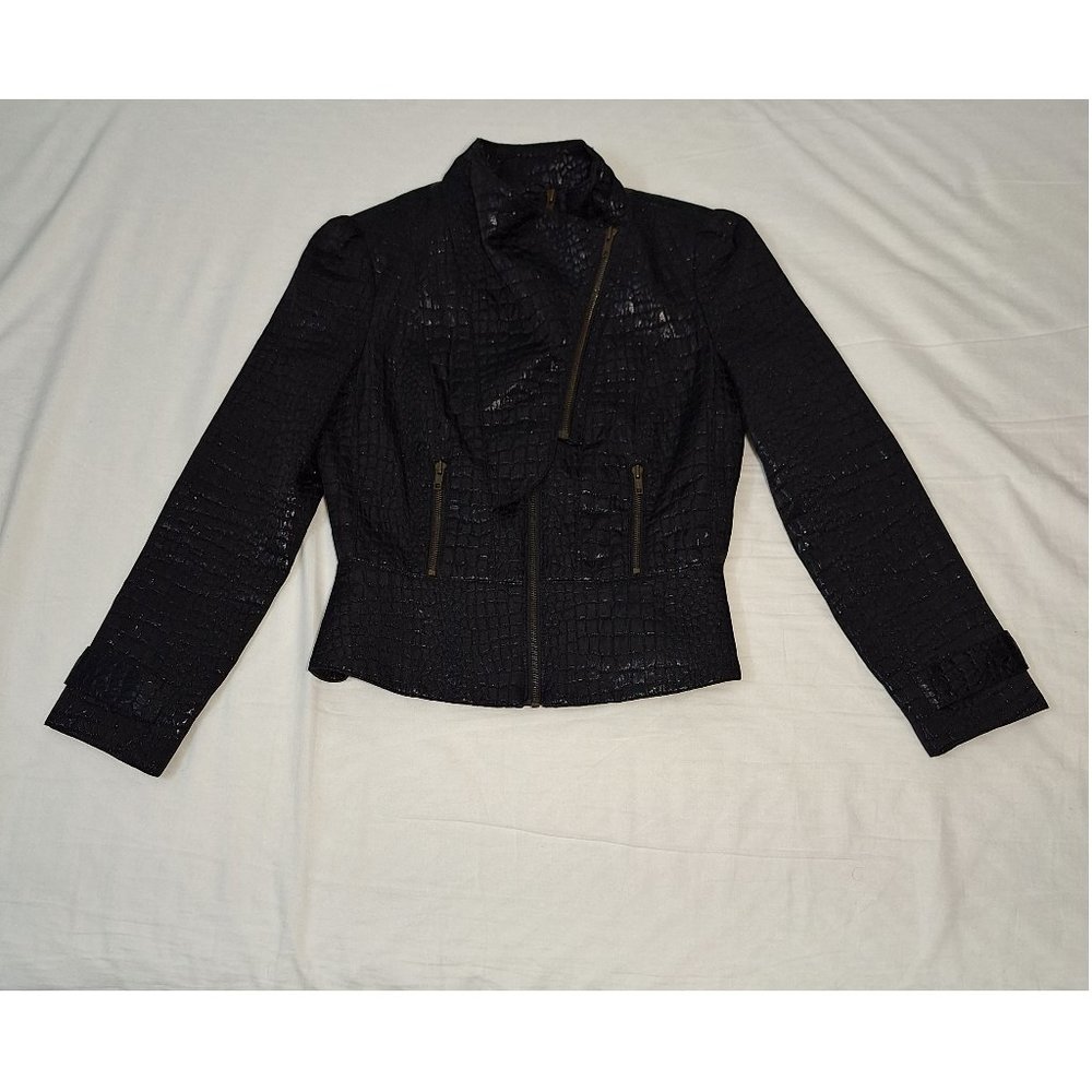 Worthington Women's Croc Print Jacket Size S